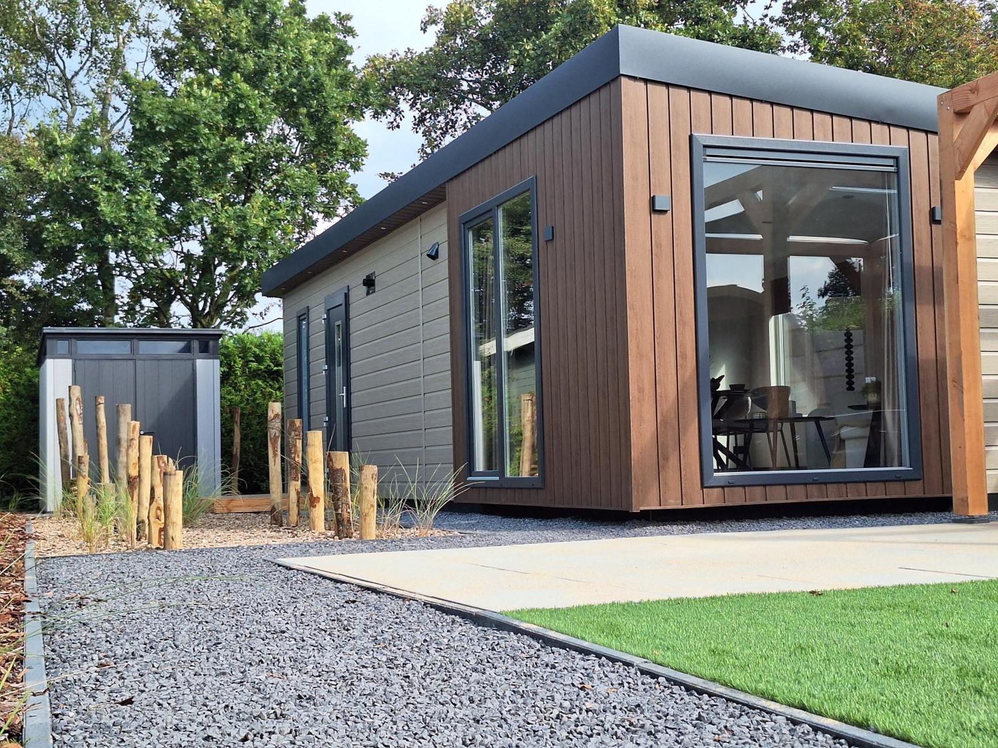 'Relax Lodge Sea' - Wellness Lodge In Zeeland - Private Sauna - Airco - Garden - Outdoor Swimming Pool - Free Wifi, Towels & Bed Linen Heinkenszand Экстерьер фото
